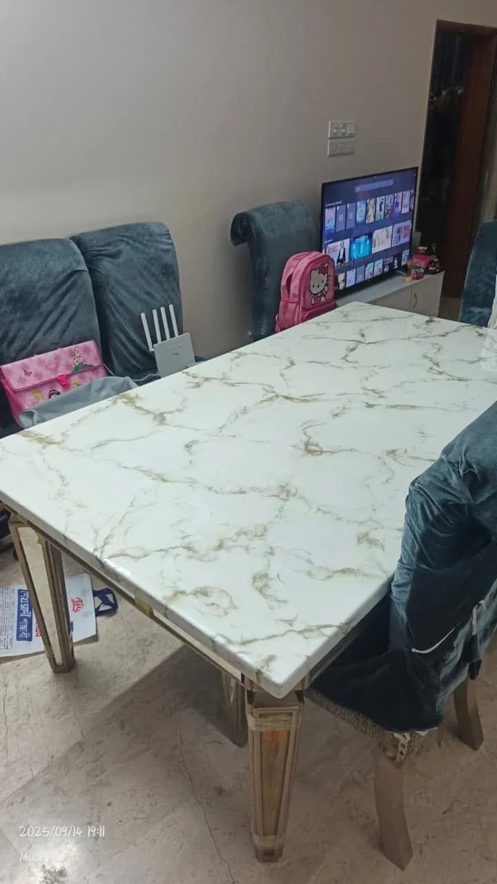 Epoxy Texture art Dinning table