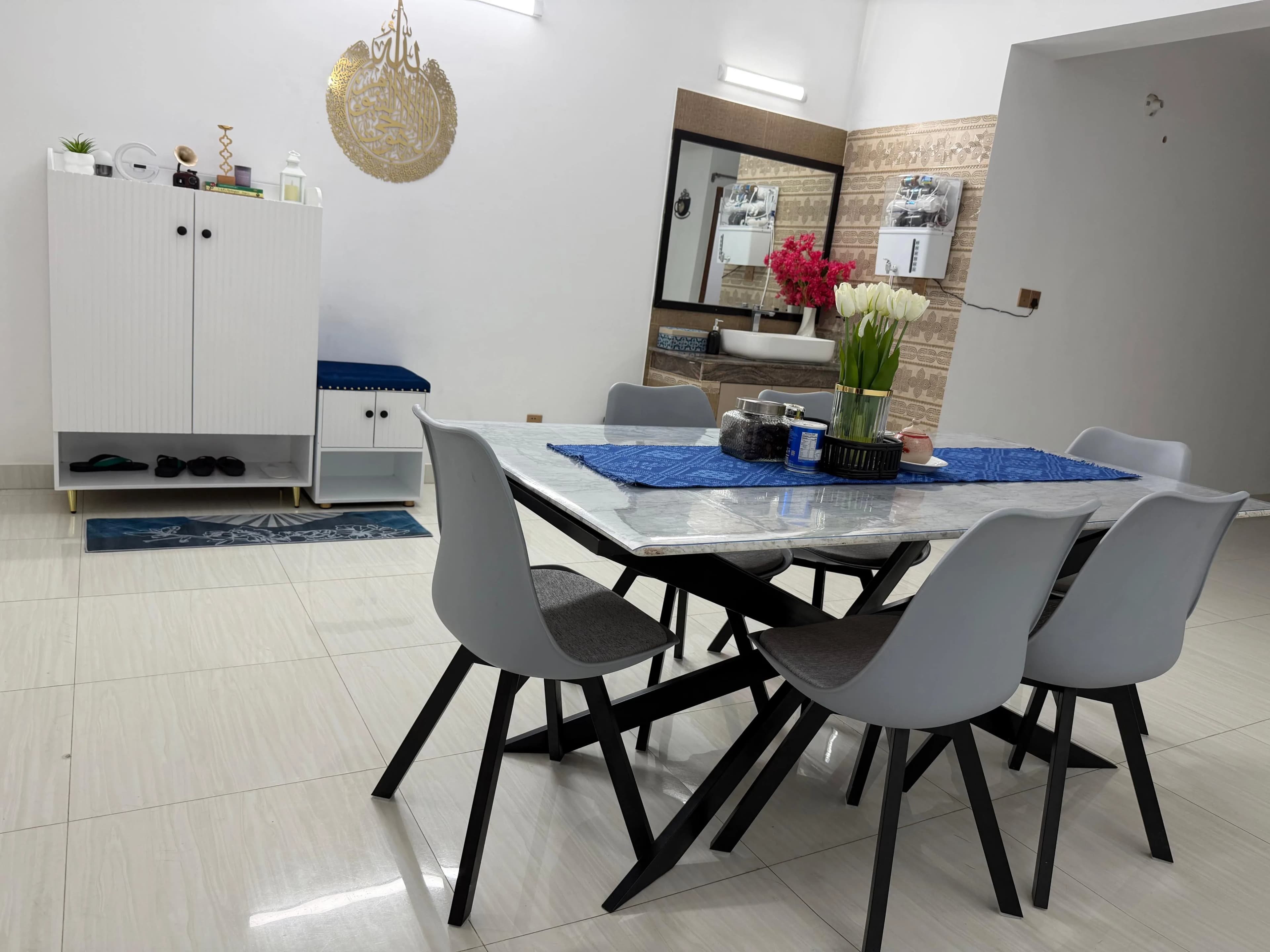 Marble dining table